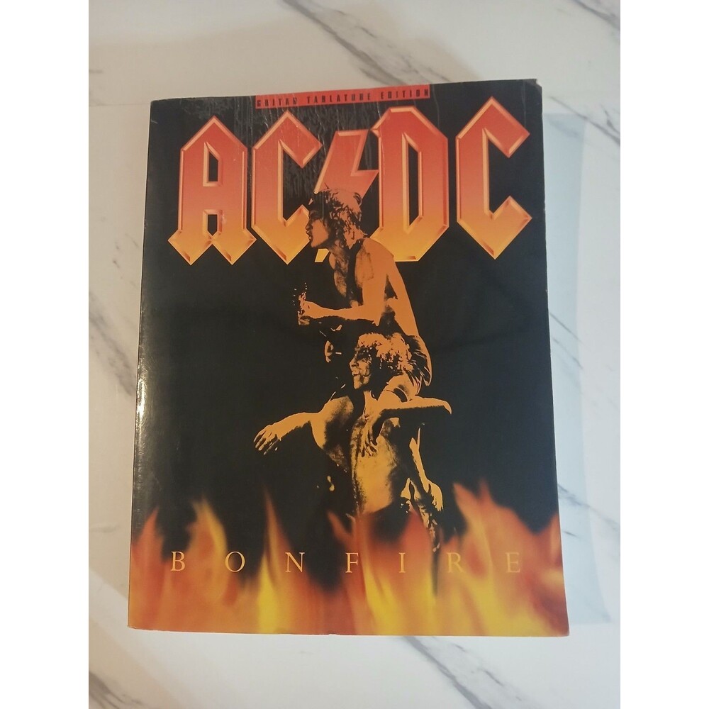 AC/DC Bonfire Guitar Tablature Edition Paperback Sheet Music Songbook